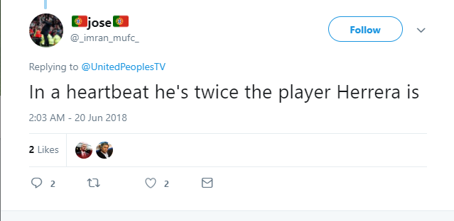 Fan Man United giục Mourinho kí hợp đồng với sao 18 triệu bảng, tốt gấp đôi Herrera - Bóng Đá