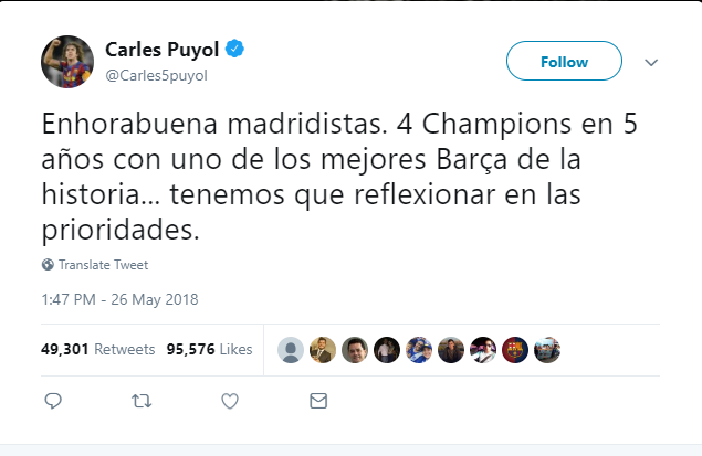 Real Madrid vô địch, đại kình địch lên tiếng chúc mừng - Bóng Đá