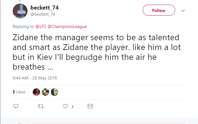 Trước thêm Champions League, fan Liverpool 'nịn bợ' Zidane - Bóng Đá