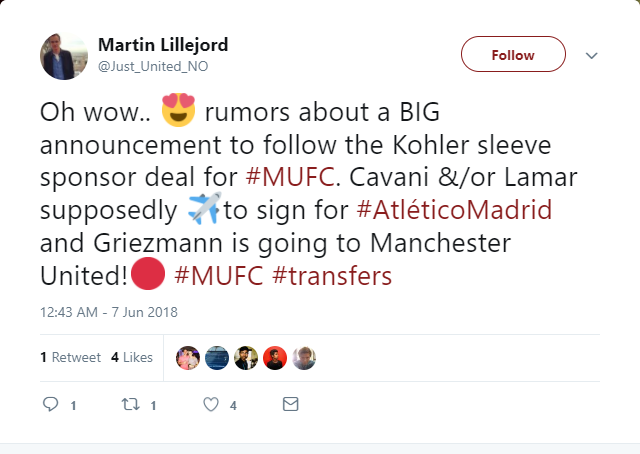 Fan Man Utd nghĩ 'bom tấn' sắp nổ sau khi thỏa thuận tài trợ được kí kết - Bóng Đá
