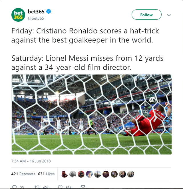 Chết cười với việc fan so sánh Ronaldo và Messi siêu nhộn - Bóng Đá