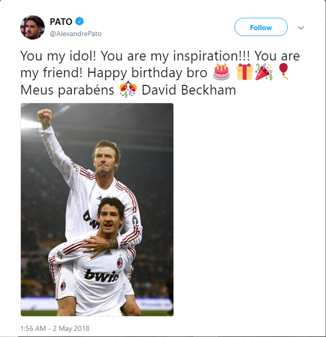 Thế giới bóng đá đua nhau mừng 'sanh thần' Beckham - Bóng Đá
