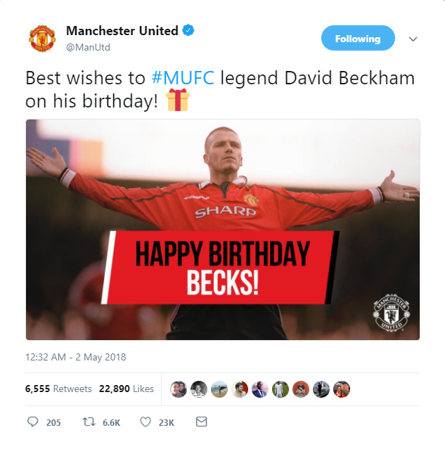 Thế giới bóng đá đua nhau mừng 'sanh thần' Beckham - Bóng Đá