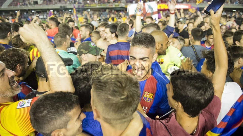 ảnh barca B thăng hạng sedunga - Bóng Đá