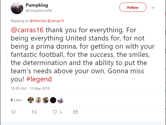 Fan Man United khóc khi chia tay Carrick - Bóng Đá