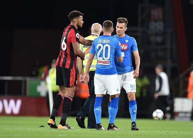Bournemouth 2-2 Napoli: Chiến tích xuất sắc của Eddie Howe - Bóng Đá