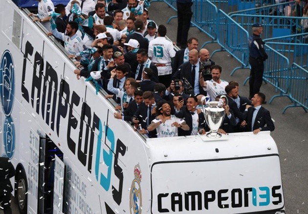 Chùm ảnh các cầu thủ Real Madrid ăn mừng - Bóng Đá