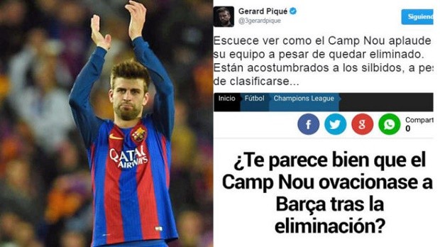 Pique lại 'gây bão' trước thềm Siêu kinh điển - Bóng Đá