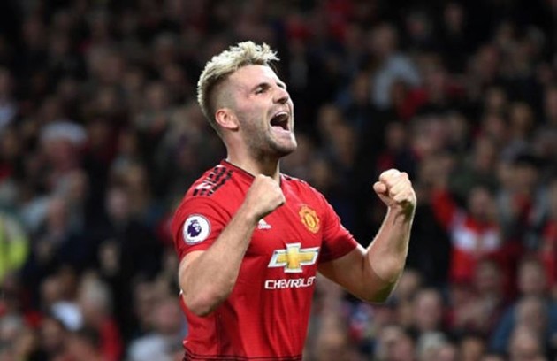 Luke Shaw vỡ òa cảm xúc sau bàn thắng đầu tiên tại Old Traford - Bóng Đá
