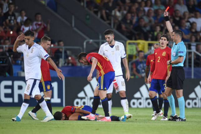 chùm ảnh: U21 Italia thảm bại trước TBN - Bóng Đá