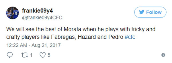 CĐV Chelsea chỉ ra yếu tố giúp Morata bùng nổ hơn - Bóng Đá