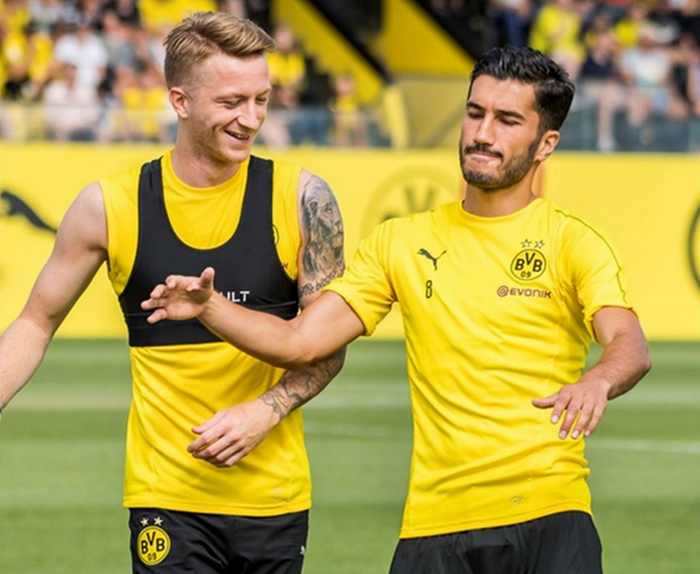 Dàn sao hội tụ Dortmund hội tụ, áo ba lỗ, khoe hình xăm - Bóng Đá