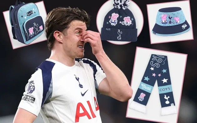 Spurs ra mắt bộ sưu tập Heo Peppa