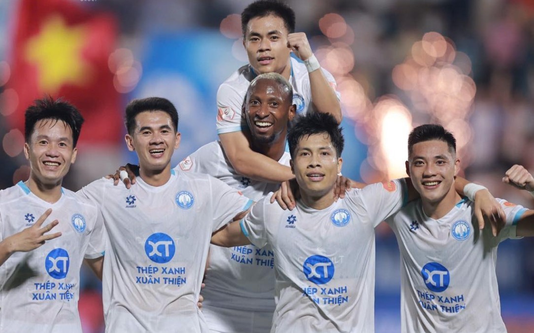 Nam Định dễ dàng giành 3 điểm trước CA TPHCM. Ảnh: CLB Nam Định.