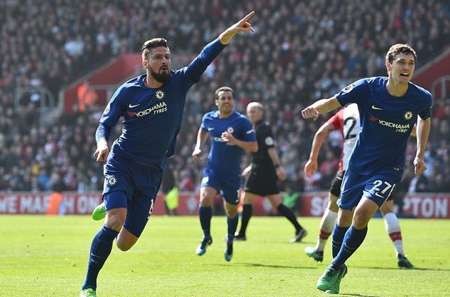 Chấm điểm Chelsea: Olivier Giroud ăn đứt Alvaro Morata - Bóng Đá