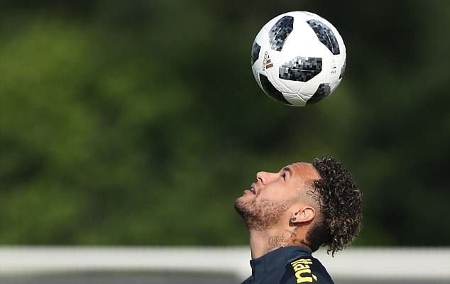 Neymar tập cực sung, sẵn sàng cho World Cup 2018 - Bóng Đá