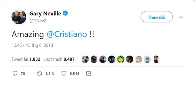 Huyền thoại MU 'khó thở' sau cú sút phạt đẳng cấp của Ronaldo - Bóng Đá