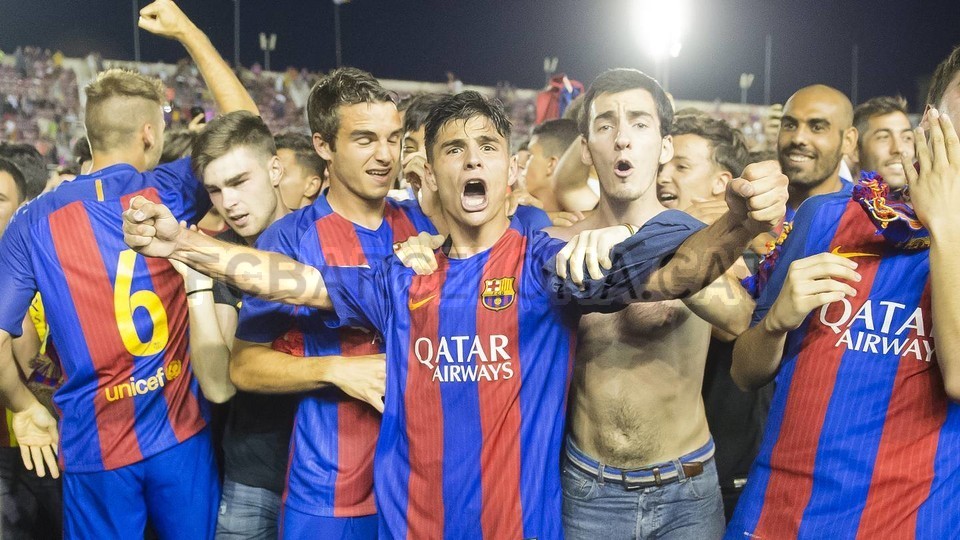 ảnh barca B thăng hạng sedunga - Bóng Đá