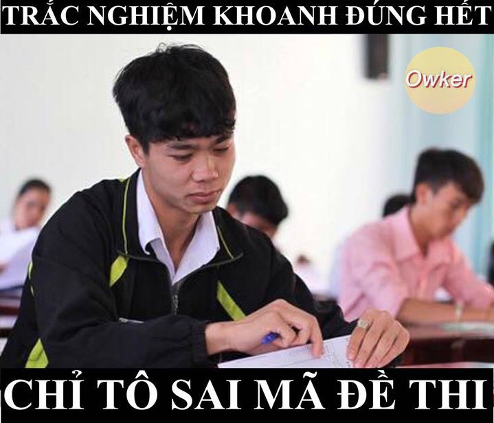 50 sắc thái của cầu thủ U23 Việt Nam khi thi THPT quốc gia 2018 - Bóng Đá
