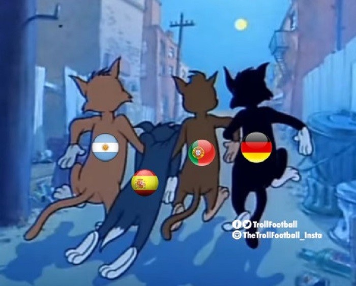 Messi cùng dàn sao sân cỏ chia tay World Cup bị trêu đùa trên mạng - Bóng Đá