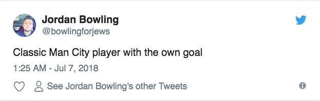 Fan MU chọc tức Man City với pha phản lưới của Jesus và Fernandinho - Bóng Đá