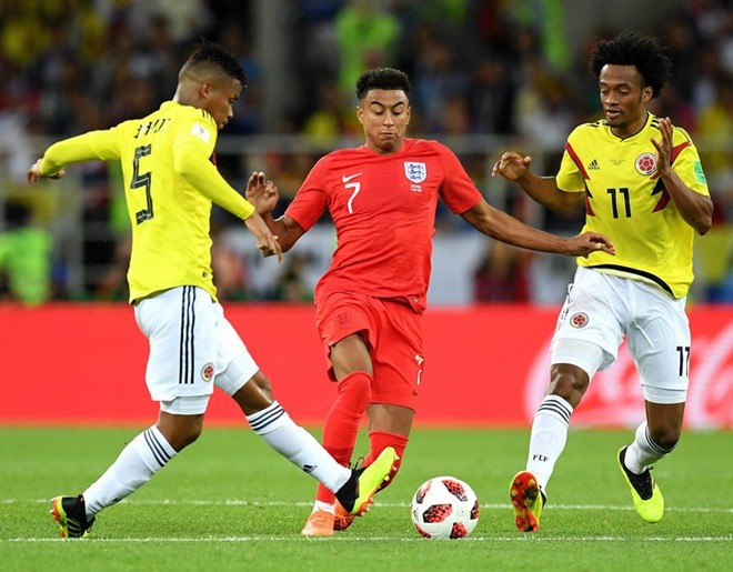Chùm ảnh ấn tượng về màn trình diễn của 11 cầu thủ Anh trước Colombia - Bóng Đá