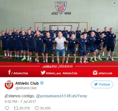 Sự thật đằng sau việc toàn đội Bilbao xuống tóc - Bóng Đá