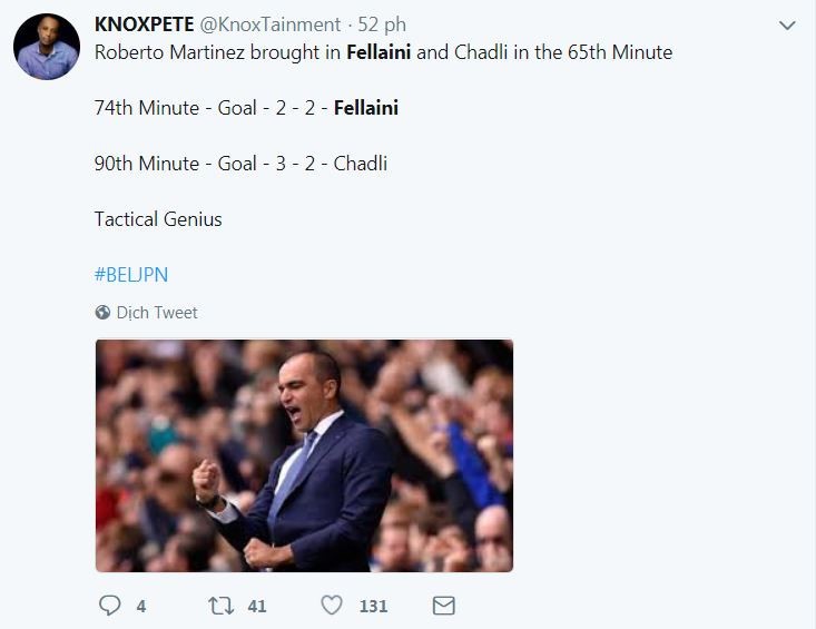 CĐV phát cuồng với Fellaini sau màn ngược dòng của tuyển Bỉ - Bóng Đá
