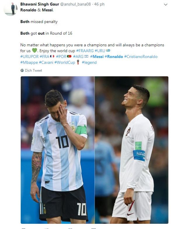 CĐV buồn bã vì Ronaldo, Messi bị loại trong cùng một ngày - Bóng Đá