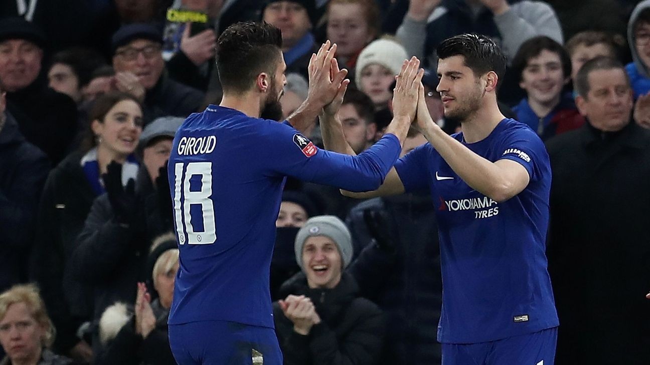 Sau 7 năm, Chelsea mới chơi với 2 tiền đạo - Bóng Đá