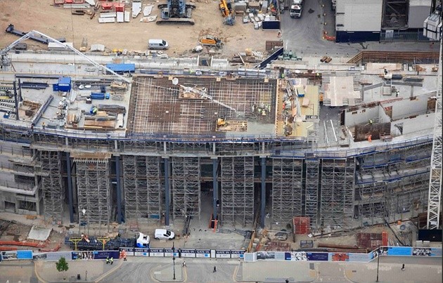 Sân White Hart Lane mới dần thành hình  - Bóng Đá