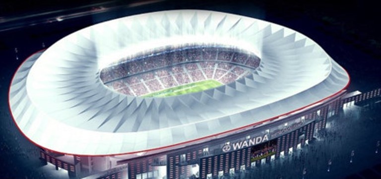 Torres, Griezmann mang đồ bảo hộ lao động đến thăm SVĐ mới Wanda Metropolitano - Bóng Đá