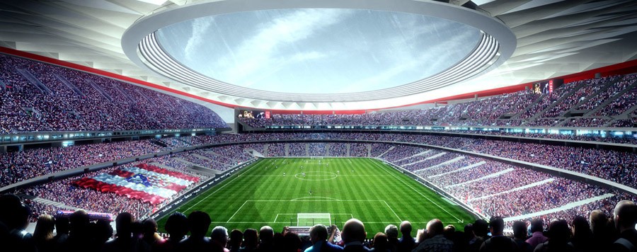 Torres, Griezmann mang đồ bảo hộ lao động đến thăm SVĐ mới Wanda Metropolitano - Bóng Đá