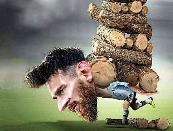 Sau thất bại, Messi và Ronaldo thành nạn nhân của ảnh chế - Bóng Đá