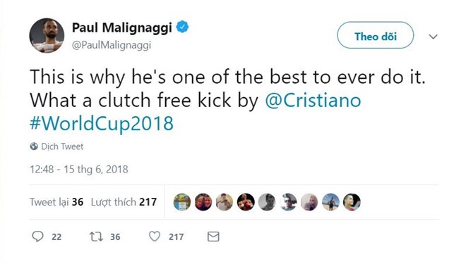 Huyền thoại MU 'khó thở' sau cú sút phạt đẳng cấp của Ronaldo - Bóng Đá