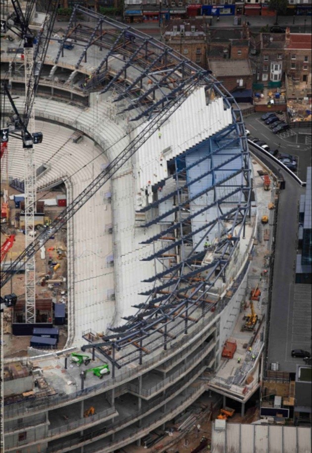 Sân White Hart Lane mới dần thành hình  - Bóng Đá