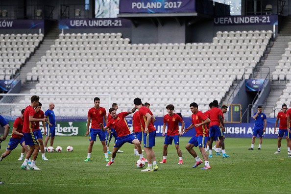 Ảnh U21 TBN tập luyện - Bóng Đá