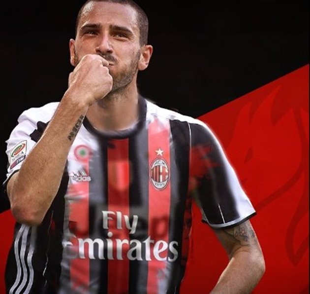 Với Bonucci, đội hình AC Milan khủng tới cỡ nào? - Bóng Đá