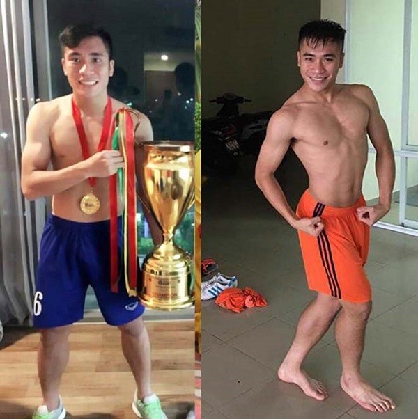 Đọ body vạm vỡ của Đặng Văn Lâm, Bùi Tiến Dũng và các đồng đội - Bóng Đá