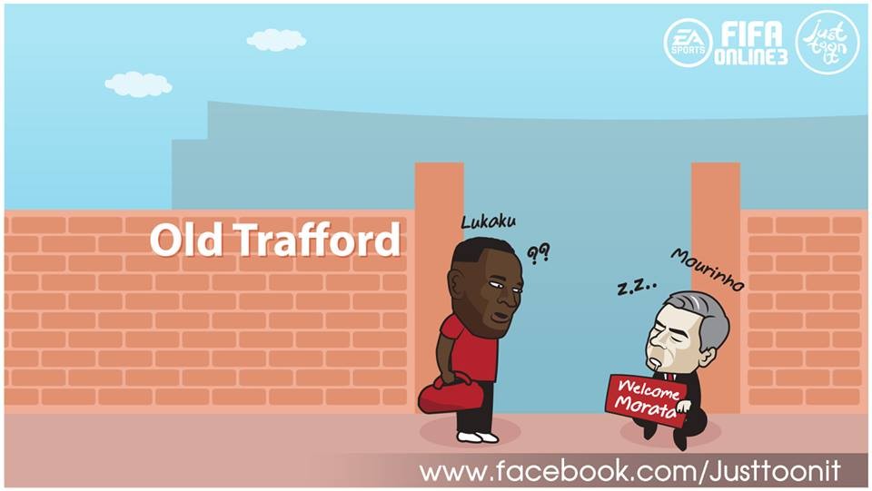 Biếm họa: Rooney và Lukaku đổi áo để cả hai cùng hạnh phúc - Bóng Đá