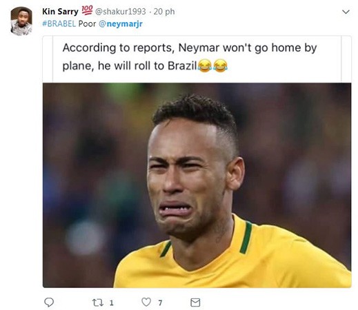 Ảnh chế Ronaldo, Messi vòng xe lại đón Neymar về nước - Bóng Đá