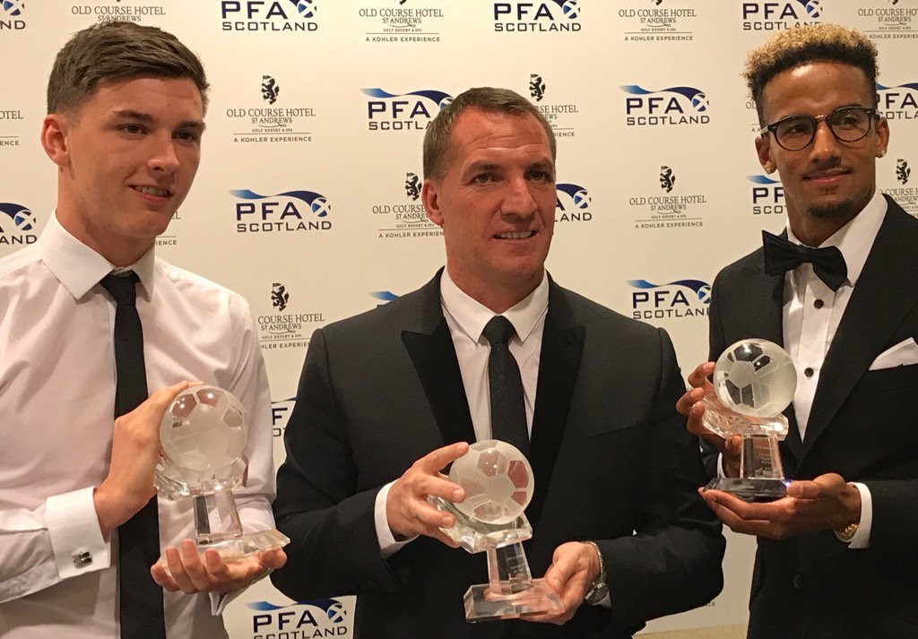 Brendan Rogers cùng các học trò ẵm trọn bộ danh hiệu tại Scotland - Bóng Đá