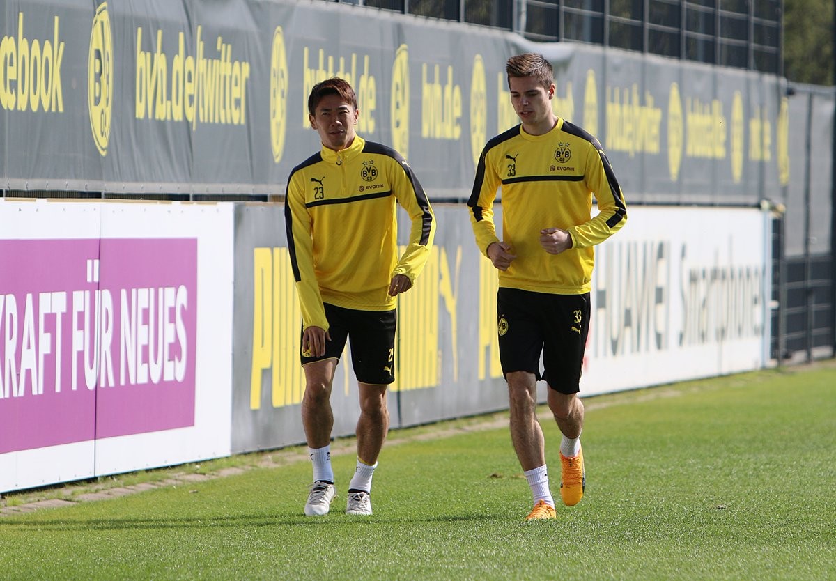 ảnh Dortmund tap luyện - Bóng Đá