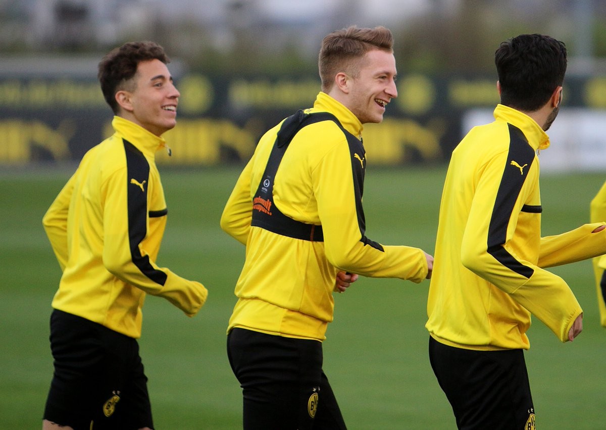 ảnh Dortmund tap luyện - Bóng Đá