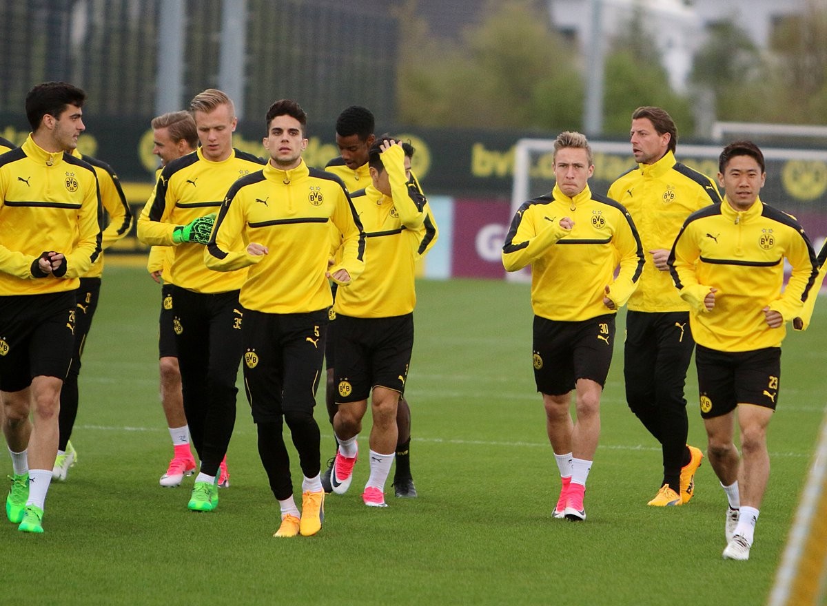 ảnh Dortmund tap luyện - Bóng Đá