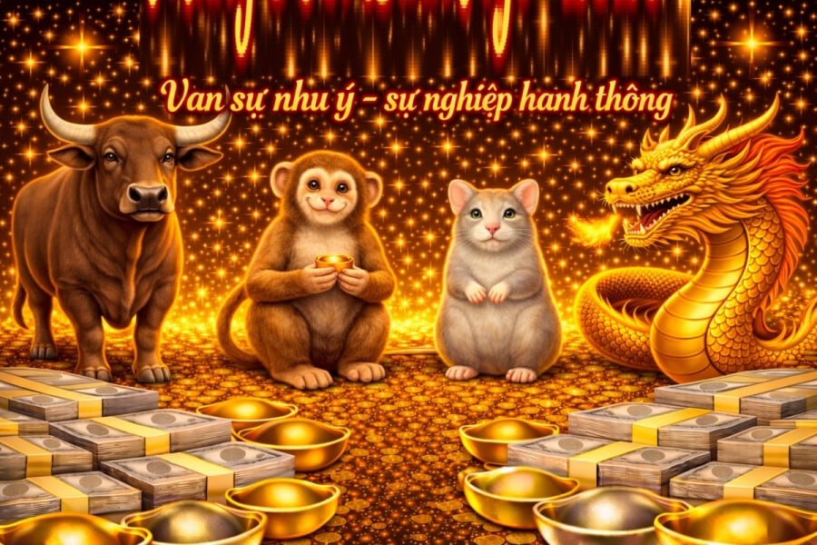 Hết hôm nay 1/5 Lộc Lên - Tiền Về, 3 con giáp chạm đỉnh giàu sang