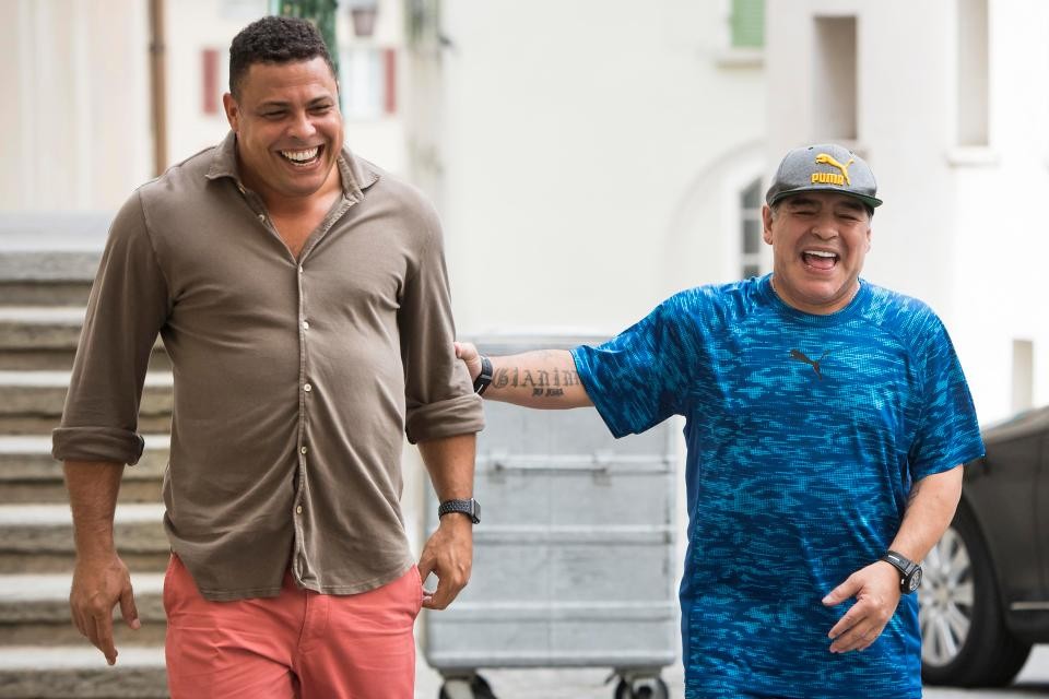 Maradona và Ronaldo kề vai sát cánh tại Thuỵ Sỹ - Bóng Đá
