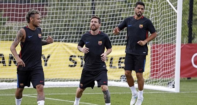 Ảnh Barca tập luyện - Bóng Đá