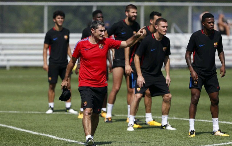 Ảnh Barca tập luyện - Bóng Đá