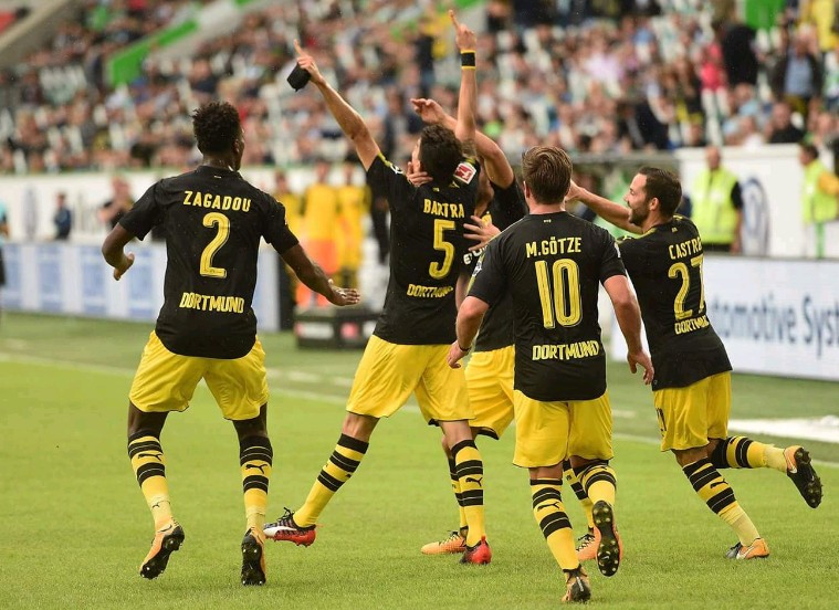 Wolfsburg 0-3 Dortmund: 